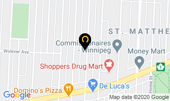 Diana Smith Aesthetics in Winnipeg map