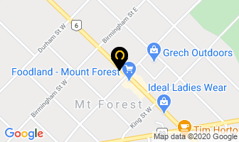 Diane's Beauty Salon in Mount Forest map
