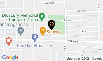 Didsbury Curling Club in Brant map