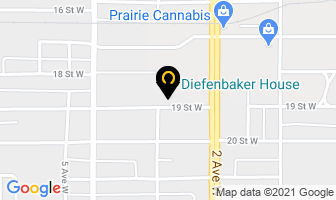 Diefenbaker House in Prince Albert map