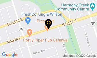 Digital Communications Network in Oshawa map