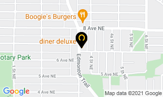 Diner Deluxe in Calgary map