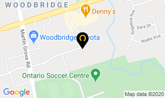 Dinola Photography in Vaughan map