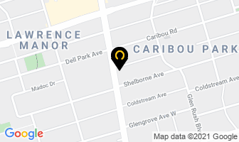 Dins Accounting in Orillia map