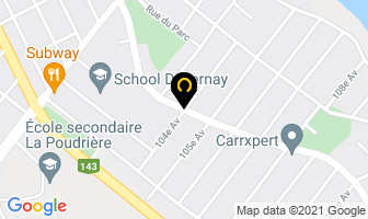 Dionne Normand in Drummondville map