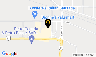 Dionne's Valu Mart in Cochrane map