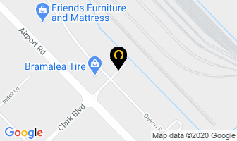 Direct Interiors Furniture Warehouse in Brampton map
