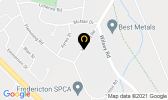 Direct Mechanical Ltd in Fredericton map