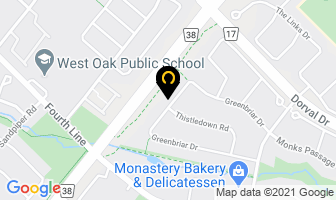 Direct Media Canada Inc in Burlington map