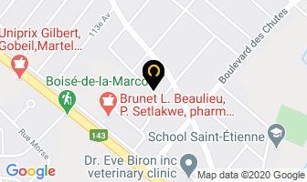 Disco Mobile M&eacute;ga Dance in Drummondville map