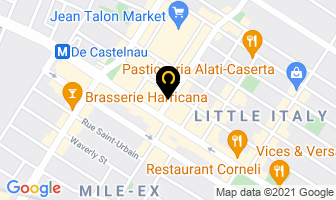 Discount Auto Location Camion in Montreal map