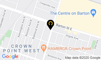 Discount Fabric Mart in Hamilton map