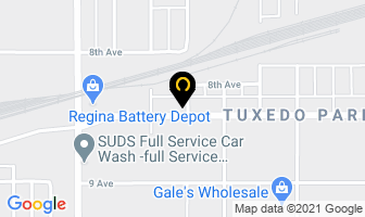 Discount Glass in Regina map