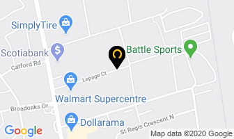 Discount Glass & Mirror in North York map