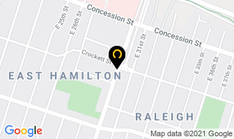 Discount Lube & Brake Inc in Hamilton map