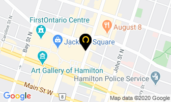 Discount Mart Plus in Hamilton map