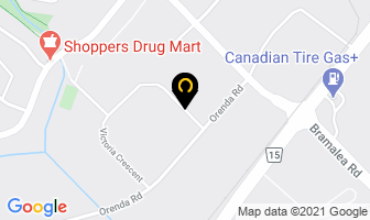 Discover Communications Inc in Brampton map