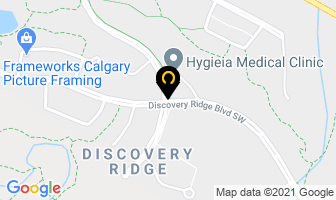 Discovery Dental Centre in Calgary map