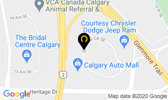 Distinctive Collection Bentley Of Calgary in Calgary map