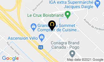 Distribuion Hmb in Repentigny map