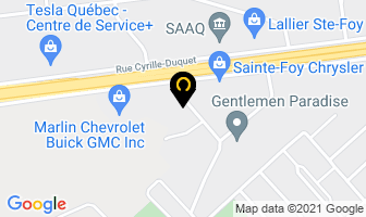 Distribution Glass Jet Inc in Ville de Québec map