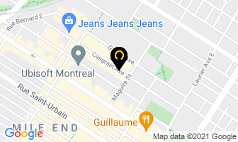 Distribution Internationale Isuma in Montreal map