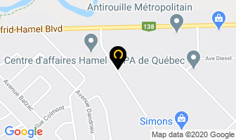 Distribution Jean Morrissette in Ville de Québec map
