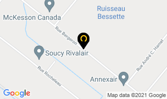 Distribution L M L in Drummondville map