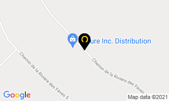 Distribution Lazure Inc in Saint-urbain-premier map