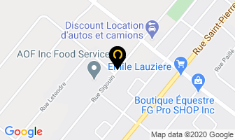 Distribution Sl in Drummondville map
