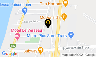 Distributions J R V Inc in Sorel-Tracy map