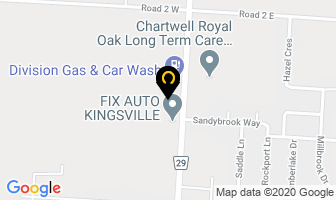 Division Road Pre-School in Kingsville map