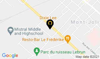 Dixie Lee in Victoriaville map