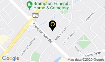 Dj Connections in Brampton map