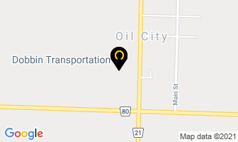 Dobbin Transportation in Oil Springs map