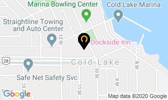 Dockside Inn in Cold Lake map