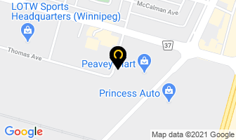 Doctor Dent Paintless Dent Removal in Winnipeg map
