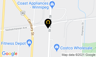 Doctor Dent Paintless Dent Removal in Winnipeg map