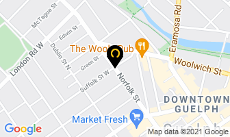Dog Day Holdings in Guelph map
