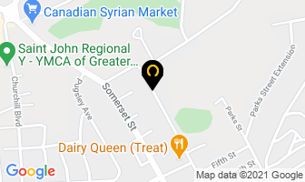 Dog Grooming By Tina in Saint John map