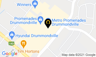 Dollarama in Drummondville map