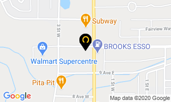 Dollarama in Brooks map