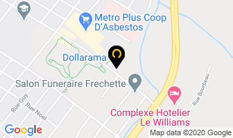 Dollarama in Asbestos map