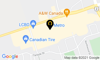 Dollarama in Cobourg map