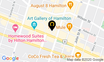 Dollarama in Hamilton map
