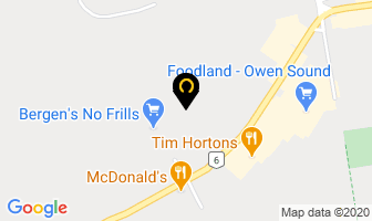 Dollarama in Owen Sound map
