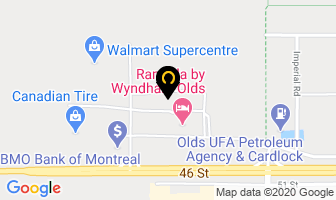 Dollarama in Olds map
