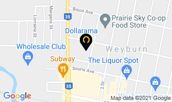 Dollarama in Weyburn map
