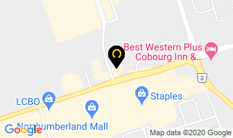 Domino's Pizza in Cobourg map