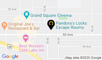 Domino's Pizza in Cold Lake map